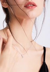Dây chuyền chữ s925 bạc ý 925 SWAROVSKI