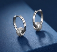 Khuyên tai bạc ý 925 pha lê Swarovski  C092 CECY
