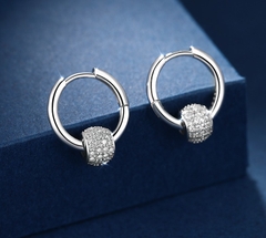 Khuyên tai bạc ý 925 pha lê Swarovski  C092 CECY