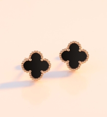 Bộ trang sức Four-leaf clover ( Bông tai , Vòng cổ , Vòng tay 5 bông )