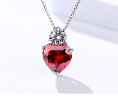 Bộ trang sức Love bạc ý 925 pha lê Swarovski