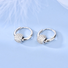 Khuyên tai bạc ý 925 pha lê Swarovski  C092 CECY