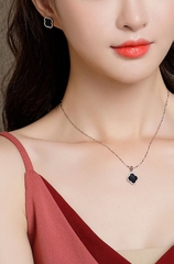 Bộ Swarovski four leaf clover s925 Cecy