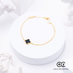 Lắc tay four leaf clover s925 ( Red / White / Green / Black )