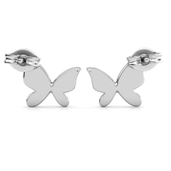 Khuyên tai Silver 925 with 18K white gold plated 185-WG