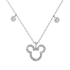 Dây chuyền Silver 925 with 18K white gold plated DP0251