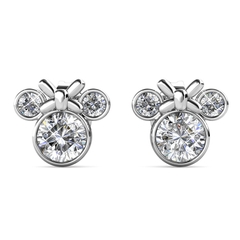 Khuyên tai Silver 925 with 18K white gold plated DE0311