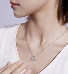 Dây chuyền kim cương Moissanite chứng nhận GRA 5li 05031