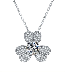 Dây chuyền kim cương Moissanite chứng nhận GRA 6.5li 05031