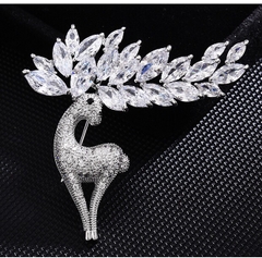Trâm cài áo pha lê Swarovski -Reindeer 11201