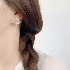 Khuyên tai bạc ý 925 pha lê Swarovski Light 06051
