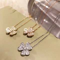 Dây chuyền bạc ý 925 - Flower Swarovski CECY