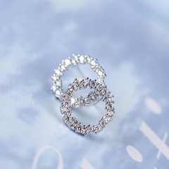 Bông tai s925 SWAROVSKI Huyền Thoại Biển Xanh