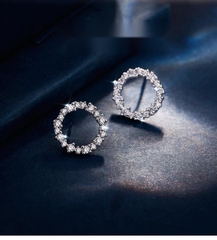 Bông tai s925 SWAROVSKI Huyền Thoại Biển Xanh