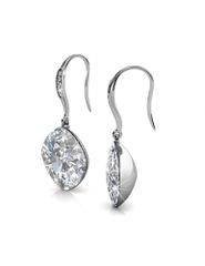 Khuyên tai Swarovski 925 sterling silver with 18K white gold plated 11032