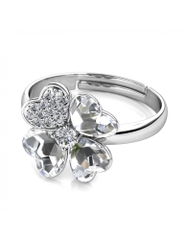 Nhẫn Swarovski 925 sterling silver with 18k white gold plated N1103