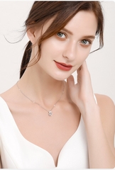 Dây chuyền Swarovski 925 sterling silver with 18k white gold plated - Crown