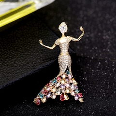 Trâm cài áo pha lê - CECY Lady girl