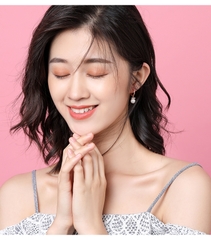 Khuyên tai bạc ý 925  Swarovski- CECY KTSW046