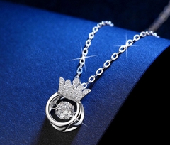 Dây chuyền Swarovski 925 sterling silver with 18k white gold plated - Crown