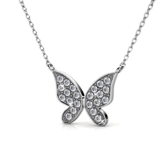 Dây chuyền Swarovski DS185 Silver 925 with 18K white gold plated