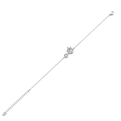 Vòng tay Swarovski 925 sterling silver with 18k white gold plated DBS0126