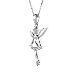 Dây chuyền bạc ý 925 pha lê Swarovski - CECY Fairies 1172