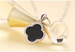 Bộ Swarovski four leaf clover s925 Cecy