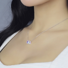 Dây chuyền pha lê Vuông Cecy Swarovski