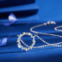 Dây chuyền SWAROVSKI Huyền thoại Biển xanh - DCSW014