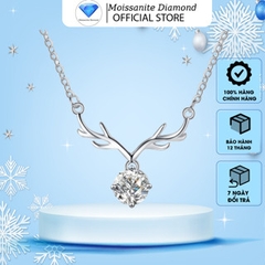 Dây chuyền kim cương Moissanite GRA 005 Bạc Ý 925_Bảo hành chính hãng