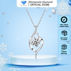Dây chuyền kim cương Moissanite GRA 009  Bạc Ý 925_Bảo hành chính hãng