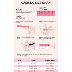 Nhẫn kim cương Moissanite GRA 001 Bạc Ý 925 002 _Bảo hành chính hãng