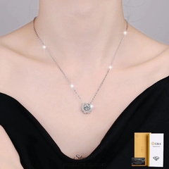 Dây chuyền kim cương Moissanite GRA 005 Bạc Ý 925_Bảo hành chính hãng