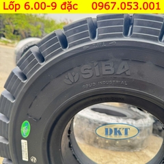 LỐP ĐẶC XE NÂNG 6.00-9 SIBA (DÒNG CHẠY NHIỀU NHẤT)
