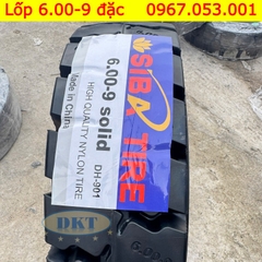 LỐP ĐẶC XE NÂNG 6.00-9 SIBA (DÒNG CHẠY NHIỀU NHẤT)