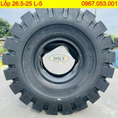 Lốp xúc lật 26.5-25 Gai L5 CHỐNG ĐÁ, chạy mỏ đá, dăm gỗ