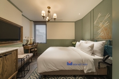 Bộ chăn ga gối trắng trơn 50% cotton T200 VP200T  Đệm Việt Pháp