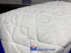 Tấm bảo vệ nệm chống thấm TC trắng 70% cotton 30% polyester BVD01 Đệm Việt Pháp