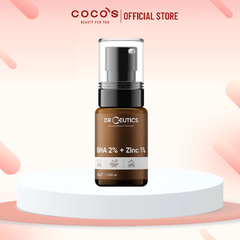 Serum DrCeutics BHA 2%+ Zinc 1% Tinh Chất Dưỡng Hỗ Trợ Giảm Mụn, Kiểm Soát Dầu Nhờn 30g