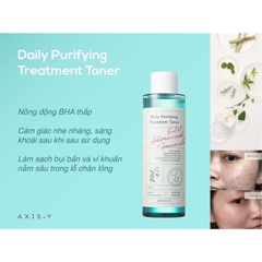 Nước hoa hồng Axis-Y Daily Purifying Toner 200ml