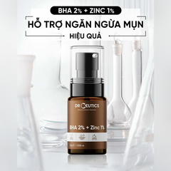 Serum DrCeutics BHA 2%+ Zinc 1% Tinh Chất Dưỡng Hỗ Trợ Giảm Mụn, Kiểm Soát Dầu Nhờn 30g