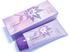 Chống Nắng Cellio Collagen Whitening Sun Cream SPF50+/PA+++ TÍM