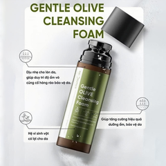 Sữa Rửa Mặt DrCeutics Gentle Olive Cleansing Foam Sữa Rửa Mặt Sạch Sâu, Sữa Rửa Mặt Dịu Nhẹ Cho Da 150ml