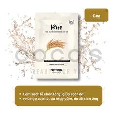 Mặt Nạ Pretty Skin Skin Total Solution Essential Sheet Mask Cấp Ẩm, Dưỡng Trắng, Ngừa Mụn, Dịu Da 23ml