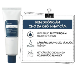 Kem Dưỡng Dịu Da, Dưỡng Ẩm Sâu Dành Cho Da Khô Dear, Klairs Rich Moist Soothing 80ml