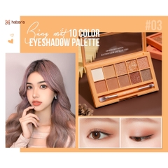 Bảng Phấn Mắt 10 Ô Habaria Pro 10 Color Eyeshadow Palette 10g