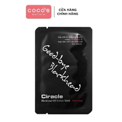 [MIẾNG LẺ] Mặt Nạ Mũi Đẩy Mụn Đầu Đen Sợi Bã Nhờn Ciracle Good bye Blackhead Cotton Mask