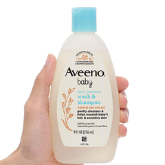 Sữa tắm gội toàn thân cao cấp Aveeno baby 236ml