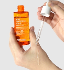 Tinh Chất Pretty Skin The Pure Jeju Tangerine Vita C Ampoule Dưỡng Sáng Da 50ml